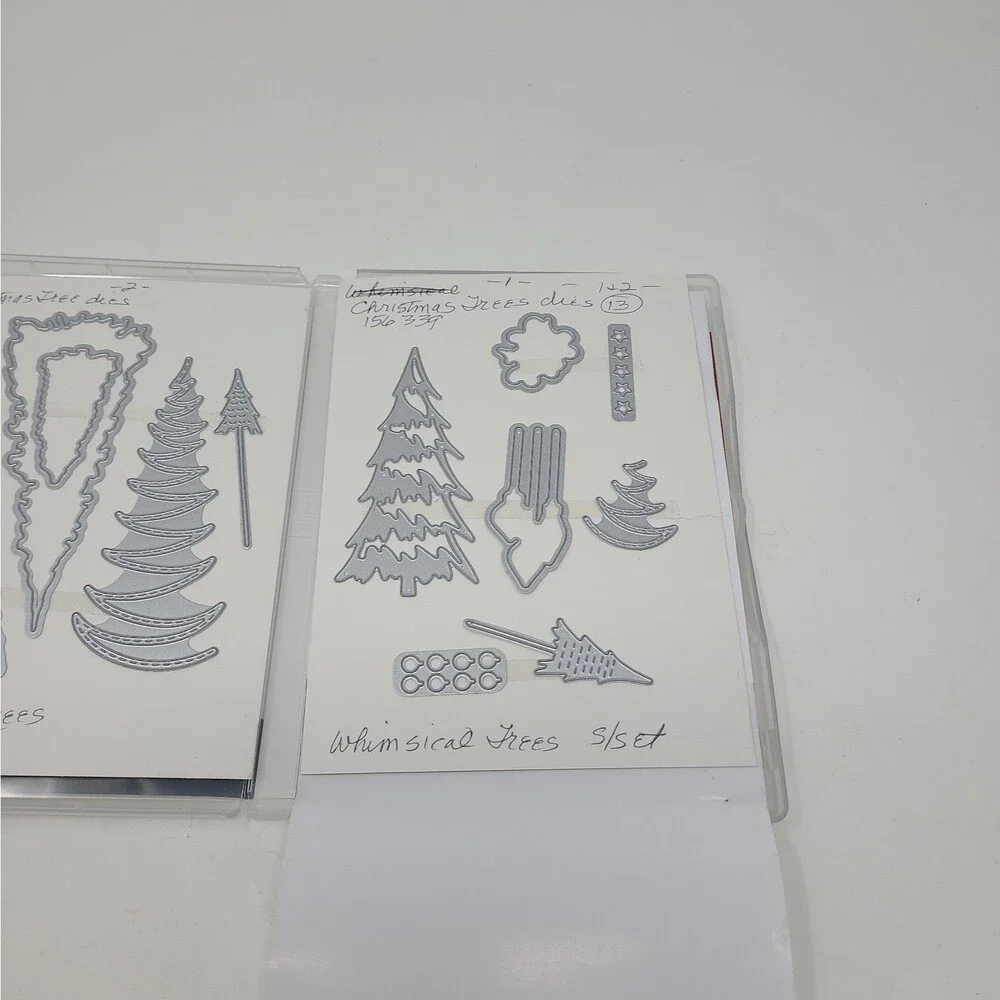 WHIMSICAL TREES Stamp Set CHRISTMAS TREES Dies Stampin Up Love Home Heart